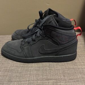 Nike Black High-Top Jordans